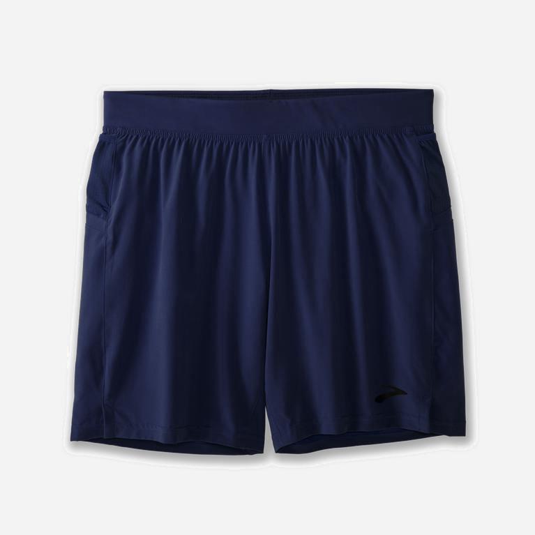 Brooks Sherpa 7 2-In-1 Mens Running Shorts Ireland Navy (UCBE-08521)